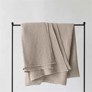 Tell Me More - Miro blanket 260x260 - sand beige