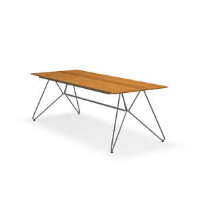 Houe - SKETCH Dining Table. 220x88 cm - Bamboo. Frame