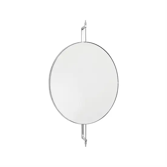 Kristina Dam - Spejl - Rotating Mirror Round - Stål - Ø 60 cm