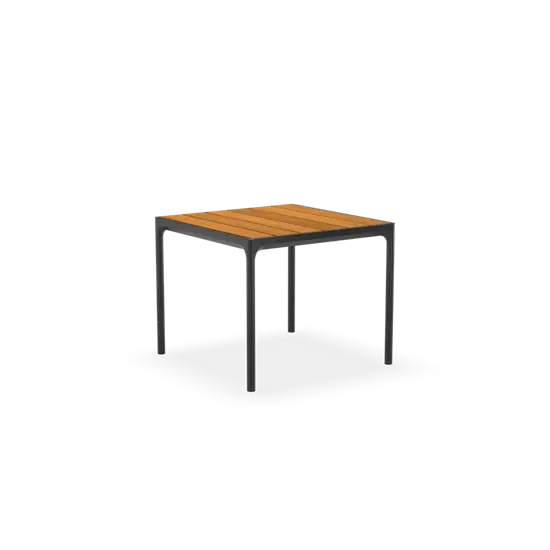 Houe - FOUR Table. 90x90 cm - Bamboo. Frame