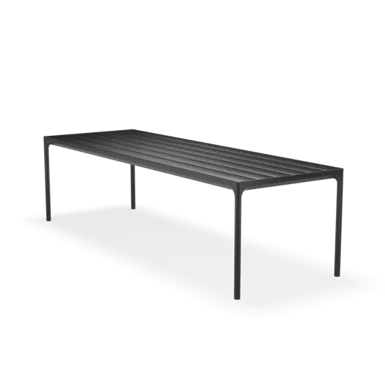 Houe - FOUR Table. 270x90 cm - Black. Frame