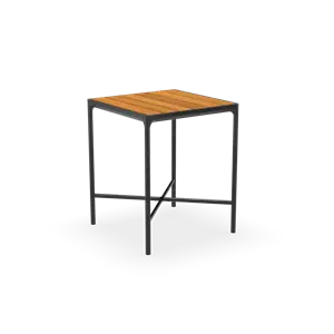 Houe - FOUR Bar Table. 90x90 cm - Bamboo. Frame