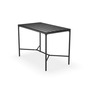 Houe - FOUR Bar Table. 160x90 cm - Black. Frame