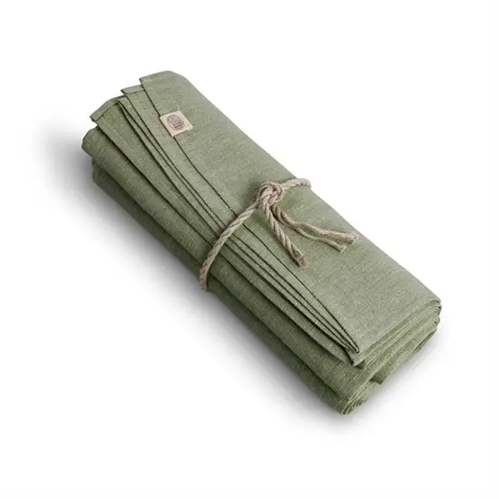 Lovely Linen - Classic dug - Salvia (lys oliven) - Ø150 cm