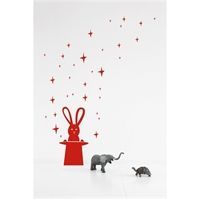 Fermliving - wallsticker Magic Bunny