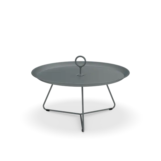 Houe - EYELET Tray table Ø70 - Dark grey