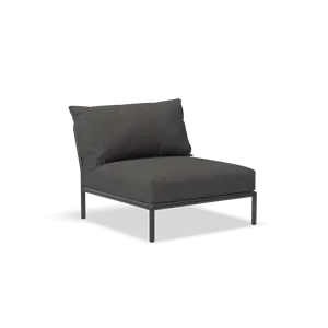 Houe - LEVEL 2 Chair - Dark grey. Fabric