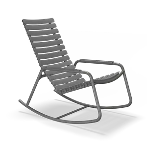 Houe - ReCLIPS Rocking chair - Dark grey. Armrest