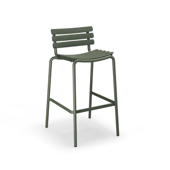 Houe - ReCLIPS Bar chair - Olive green