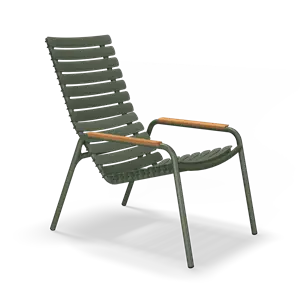 Houe - ReCLIPS Lounge chair - Olive green. Armrest
