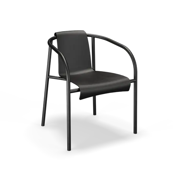 Houe - NAMI Dining chair with armrest - Black
