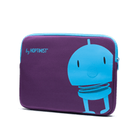 Hoptimist iPad Sleeve i lilla/turkis
