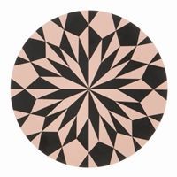 Ferm Living sk�rebr�t med stjernemotiv i sort / rose