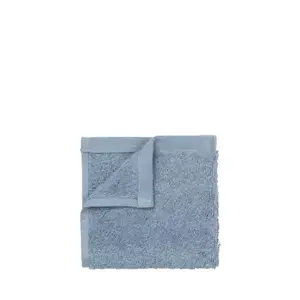 Blomus - Set of 2 Guest Hand Towels, 30 x 50 cm  Ashley Blue   - RIVA -