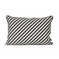 Ferm Living - pude - black stripe