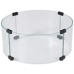 Garden Impressions - Beskyttelsesglas til bålsted - Cozy Living glass - Ø49xH21 cm