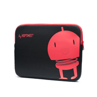 Hoptimist iPad Sleeve i sort/r�d