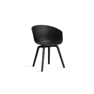 Hay - Spisebordsstol - AAC 22 - About a Chair - Black - sort skal og sorte ben