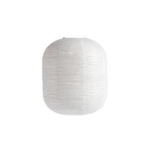 HAY - Lampeskærm - Common Shade Oblong - Rispapir - Hvid - 50x 42 cm