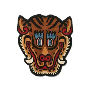 Bongusta - Tiger Face Rug big - Tæppe - 100 x 92 cm