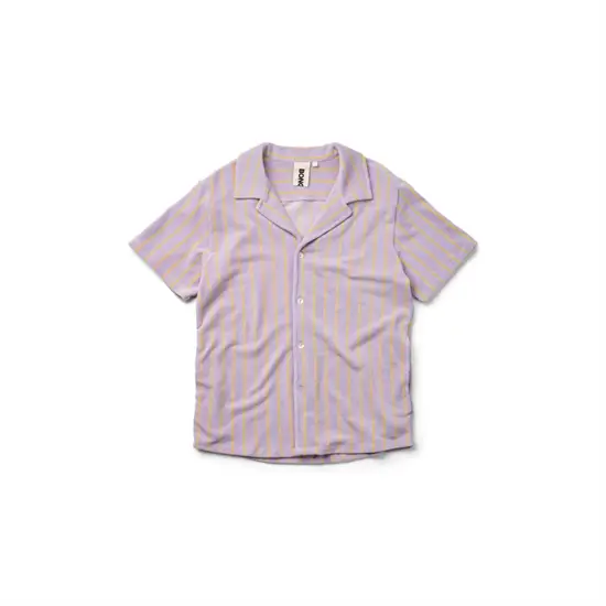 Bongusta - Naram - Skjorte - Lilac & neon yellow - Str. XS