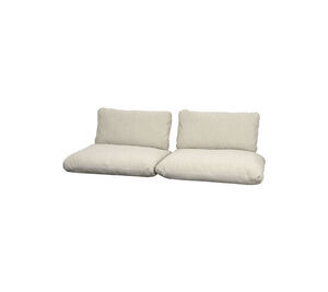 Cane-Line - Sticks 2-pers. sofa hyndesæt Inkl. ryg & armlæn stofstykke Sand, Cane-line Free