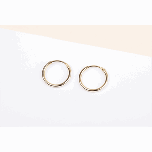 Jukserei - Creol Earrings - Gold (small)