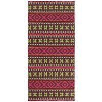 Horredsmattan Plastikt�ppe "Folklore"  - 70 x 150 cm - farve: vinr�d