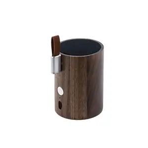 Gingko - Drum Light Bluetooth Speaker Natural Walnut Wood