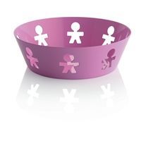 Alessi sk�l med sm� m�nd - pop rose - � 18 cm