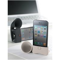 Hornstand h�jttaler til Iphone4 (f�s i tre farver) - SPAR 20%