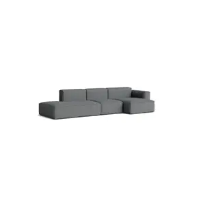 Hay - Mags soft sofa low armrest - Combination 3 - 3 seater - Steelcut trio 153