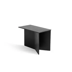 Hay bord - Slit table Wood - Oblong Black