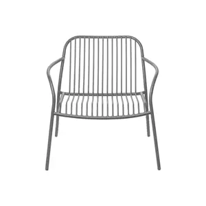 Blomus - Lounge Chair  - YUA WIRE - Granite Grey