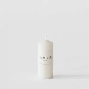 Tell Me More - Stearin candle - S 40x100mm