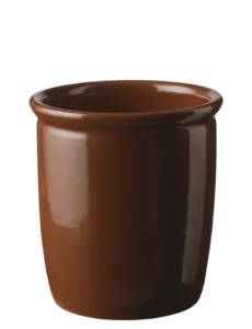 Knabstrup Keramik - syltekrukke 2 l. terracotta