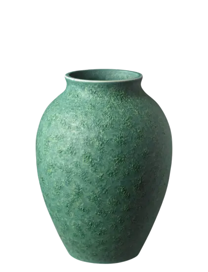 Knabstrup Keramik - vase H 12.5 cm verdigris green