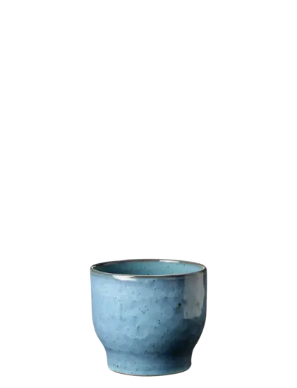 Knabstrup Keramik - urtepotteskjuler Ø 12.5 cm dusty blue