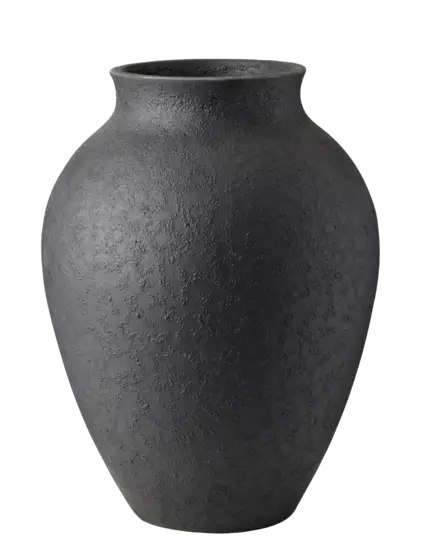 Knabstrup Keramik - vase H 27 cm black
