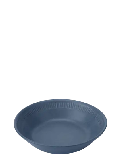 Knabstrup Keramik - dyb tallerken Ø 18 cm blue