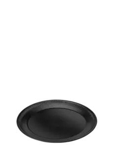 Knabstrup Keramik - tallerken Ø 19 cm black