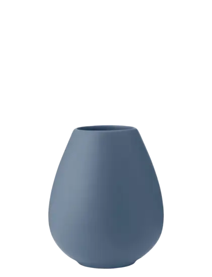 Knabstrup Keramik - Earth vase H 14 cm dusty blue