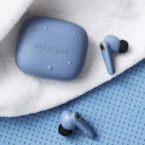 Kreafunk - aSENSE Flod Blå - Bluetooth høretelefoner