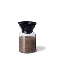 PO opbevaringsglas 650 ml med sort l�g - 2 stk. tilbage