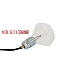 Frama - Diamond Lights med fatning og ledning (st�l/hvid)