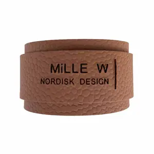 MiLLE W NORDISK DESIGN - Servietring - Cognac læder