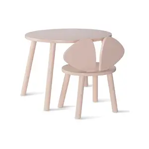 Nofred -  Mouse bord og stol - Mouse Chair & Table - Rosa