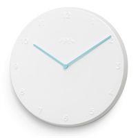 K�hler - Ora V�gur i mat hvid (� 30 cm) - bl� visere