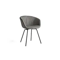 HAY - AAC 27 Soft, stol - Remix 152 grå - Sorte stål ben