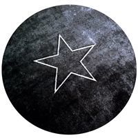 Skriver Collection rundt t�ppe Star � 100 cm (2 str.)